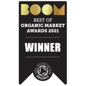 Organic Market Award Winner 2021 - Best of Organic Home Brands Badge