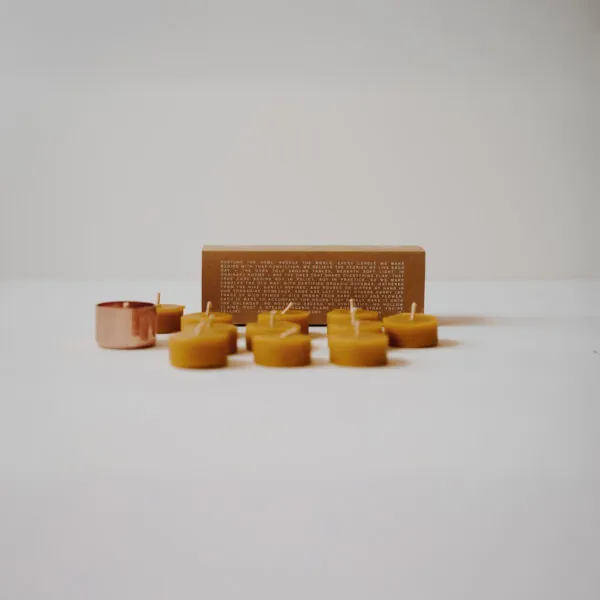 Organic Beeswax Tealights